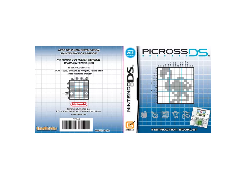 manual for Picross DS